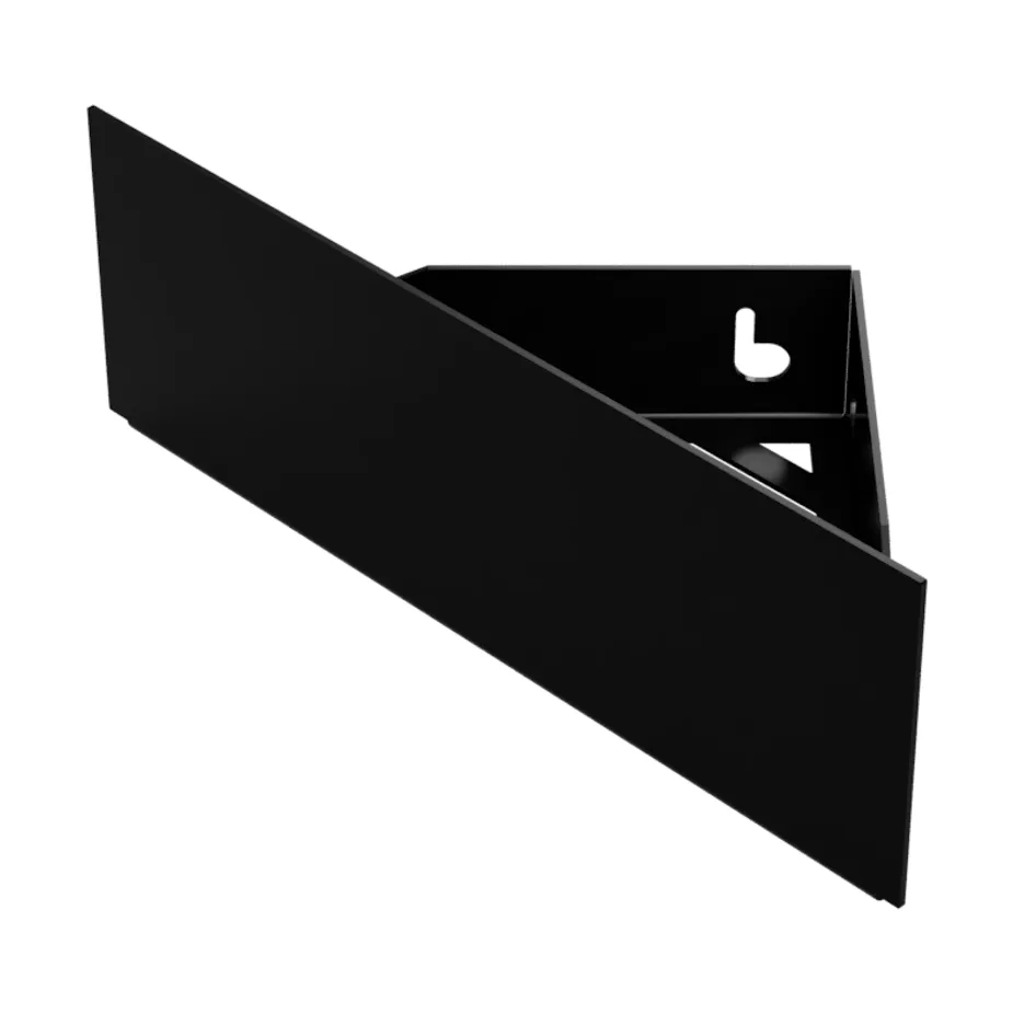 Nichba Duschablage, Black, Ecke Nichba