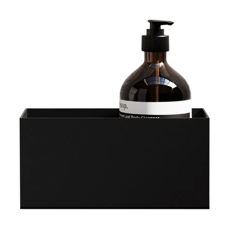 Nichba Duschablage, Schwarz, 20 cm Nichba