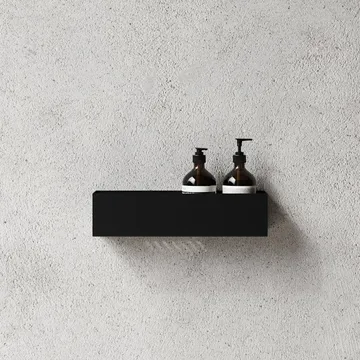 Nichba Duschablage - Schwarz, 40 cm - Nichba