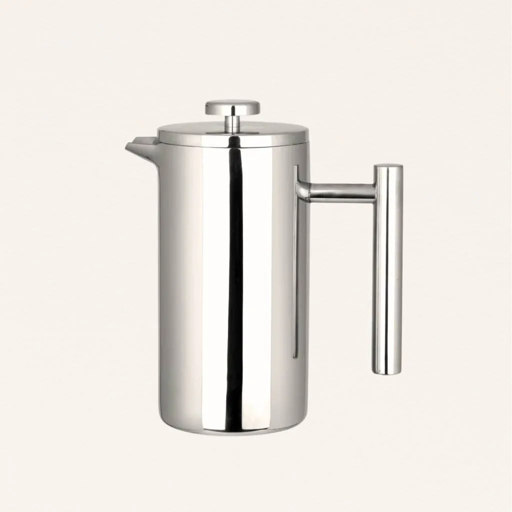 Nichba French Press, Edelstahl, 800 ml Nichba