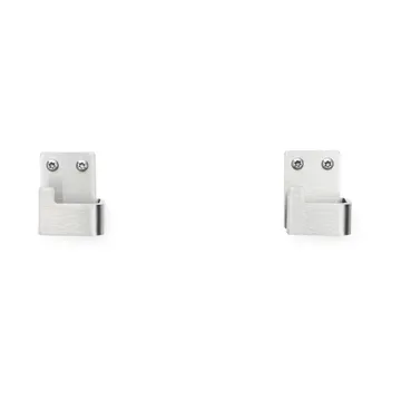 Nichba Handtuchhaken - Gebürsteter Edelstahl, 2er-Pack - Nichba
