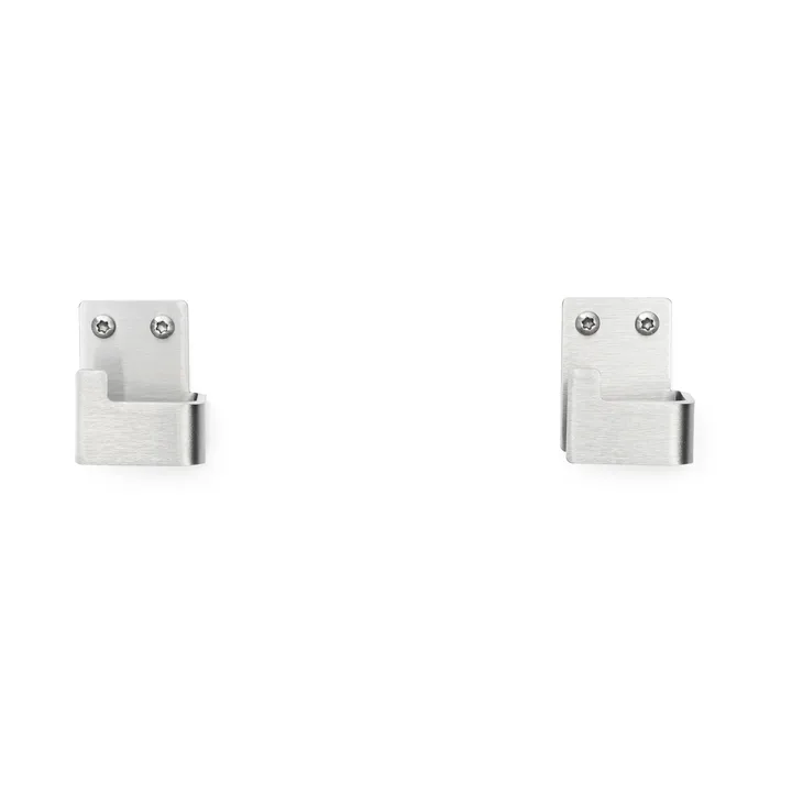 Nichba Handtuchhaken - Gebürsteter Edelstahl, 2er-Pack - Nichba