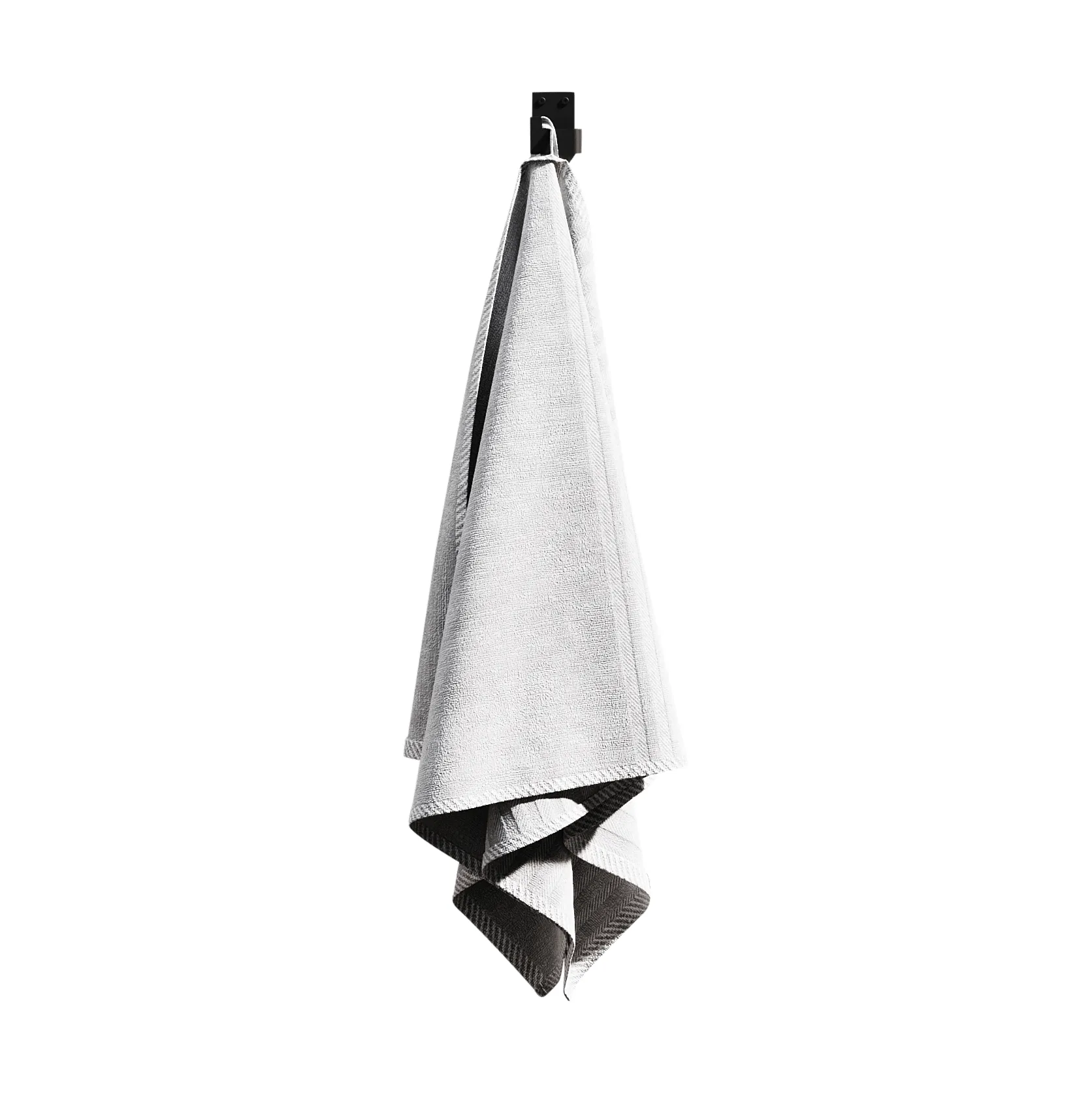 Nichba Handtuchhaken, Schwarz, 2er-Pack Nichba