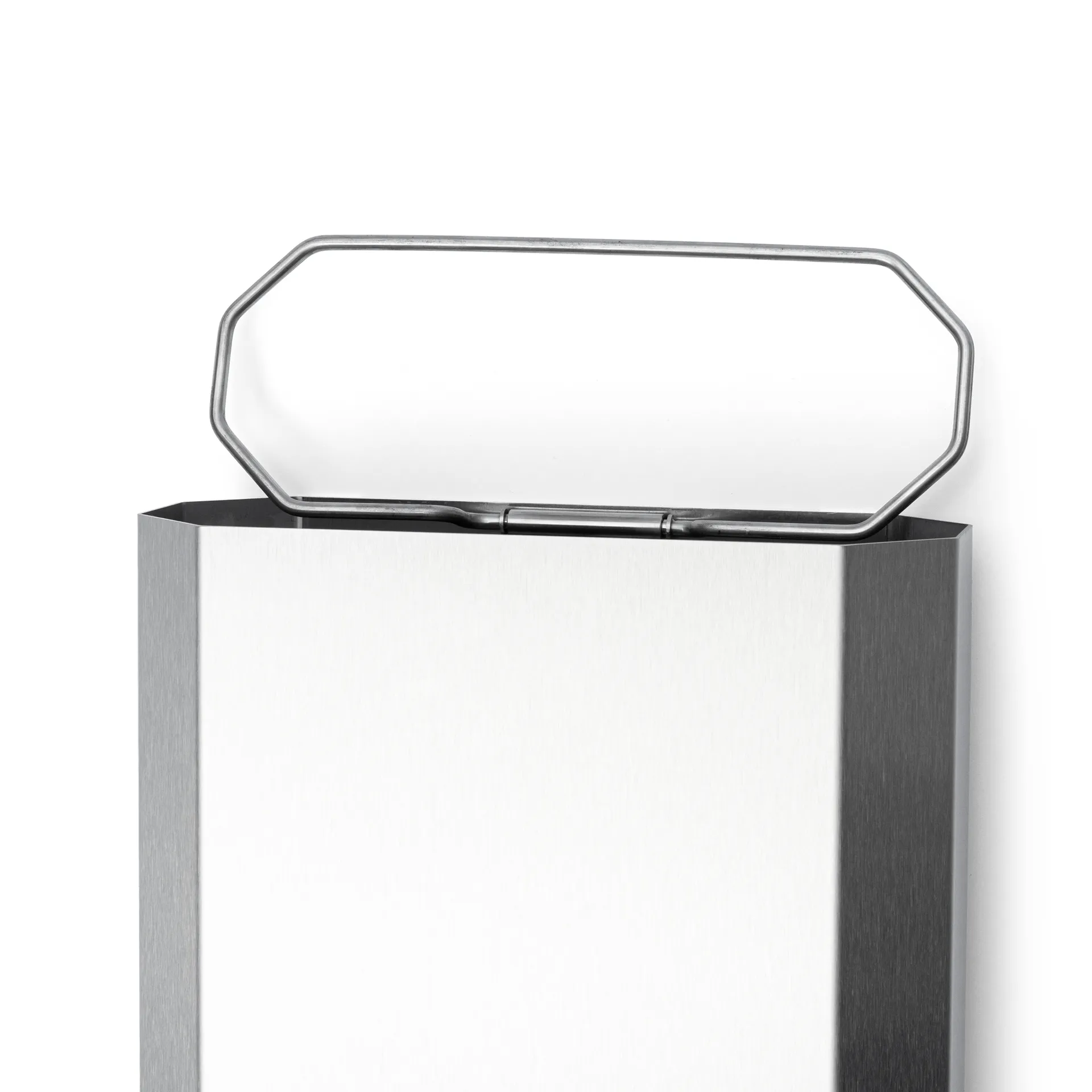 Nichba Papierkorb, Gebürsteter Edelstahl, 12 l Nichba