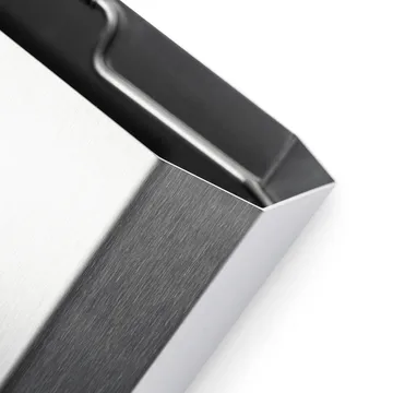 Nichba Papierkorb - Gebürsteter Edelstahl, 12 l - Nichba