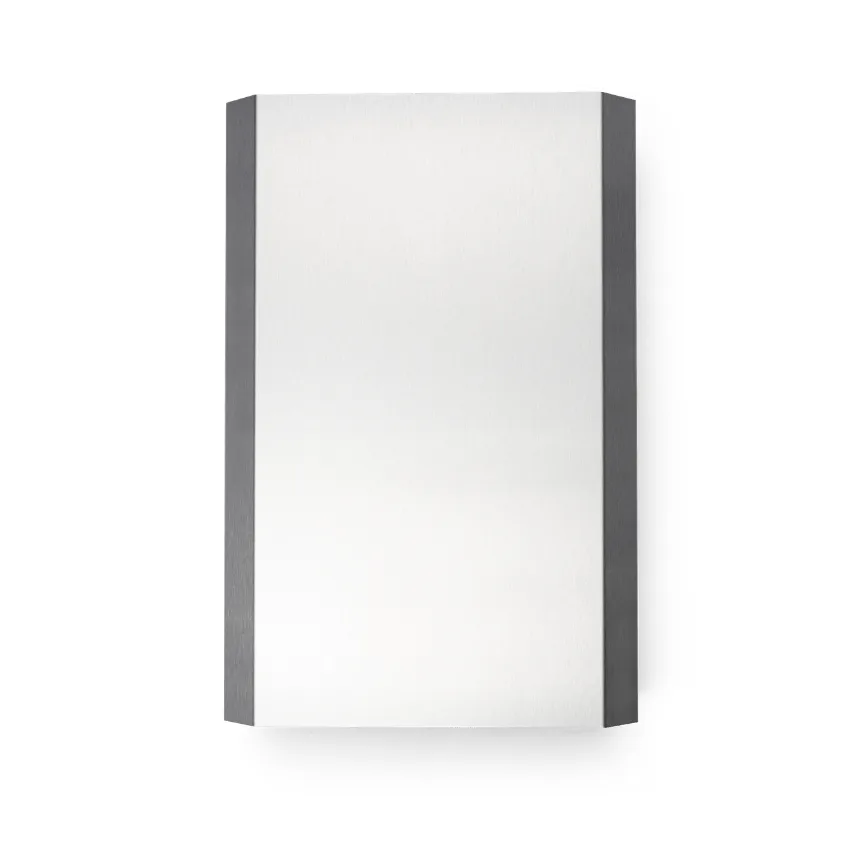 Nichba Papierkorb, Gebürsteter Edelstahl, 48 l Nichba