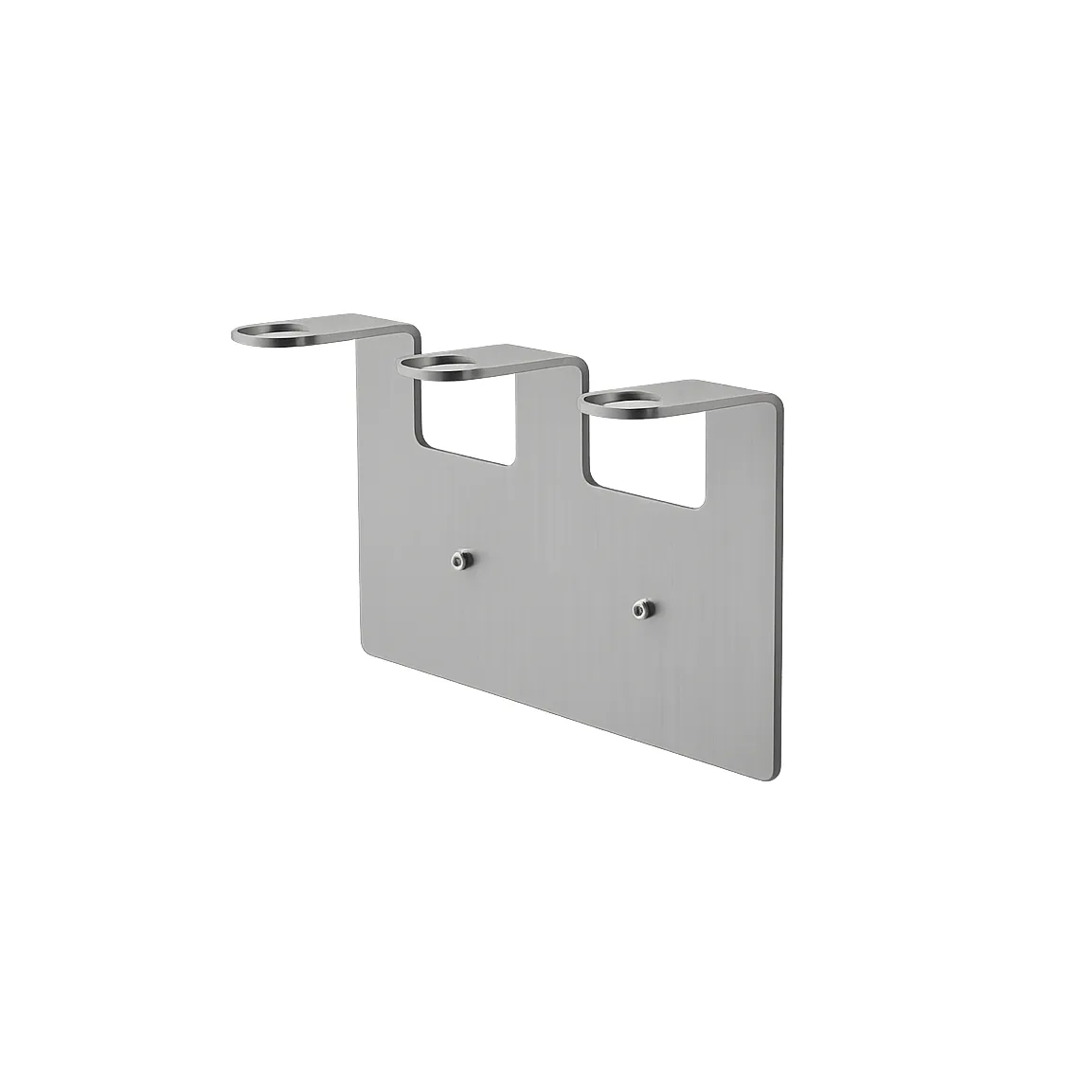 Nichba Seifenhalter, Gebürsteter Edelstahl, dreifach Nichba