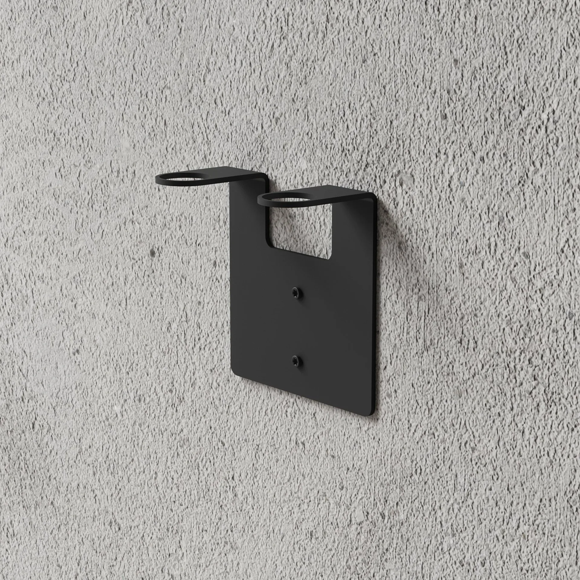 Nichba Seifenhalter, Schwarz, doppelt Nichba