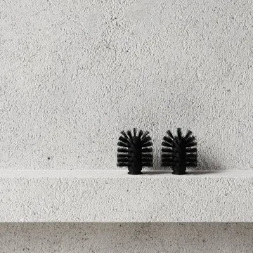 Nichba Toilettenbürstenkopf - Schwarz, 2er-Pack - Nichba