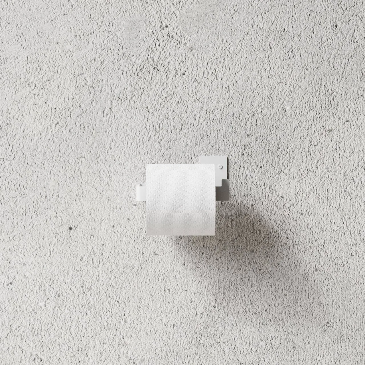 Nichba Toilettenpapierhalter, Weiß Nichba