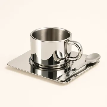 Nichba Trio Tasse - Edelstahl - Nichba