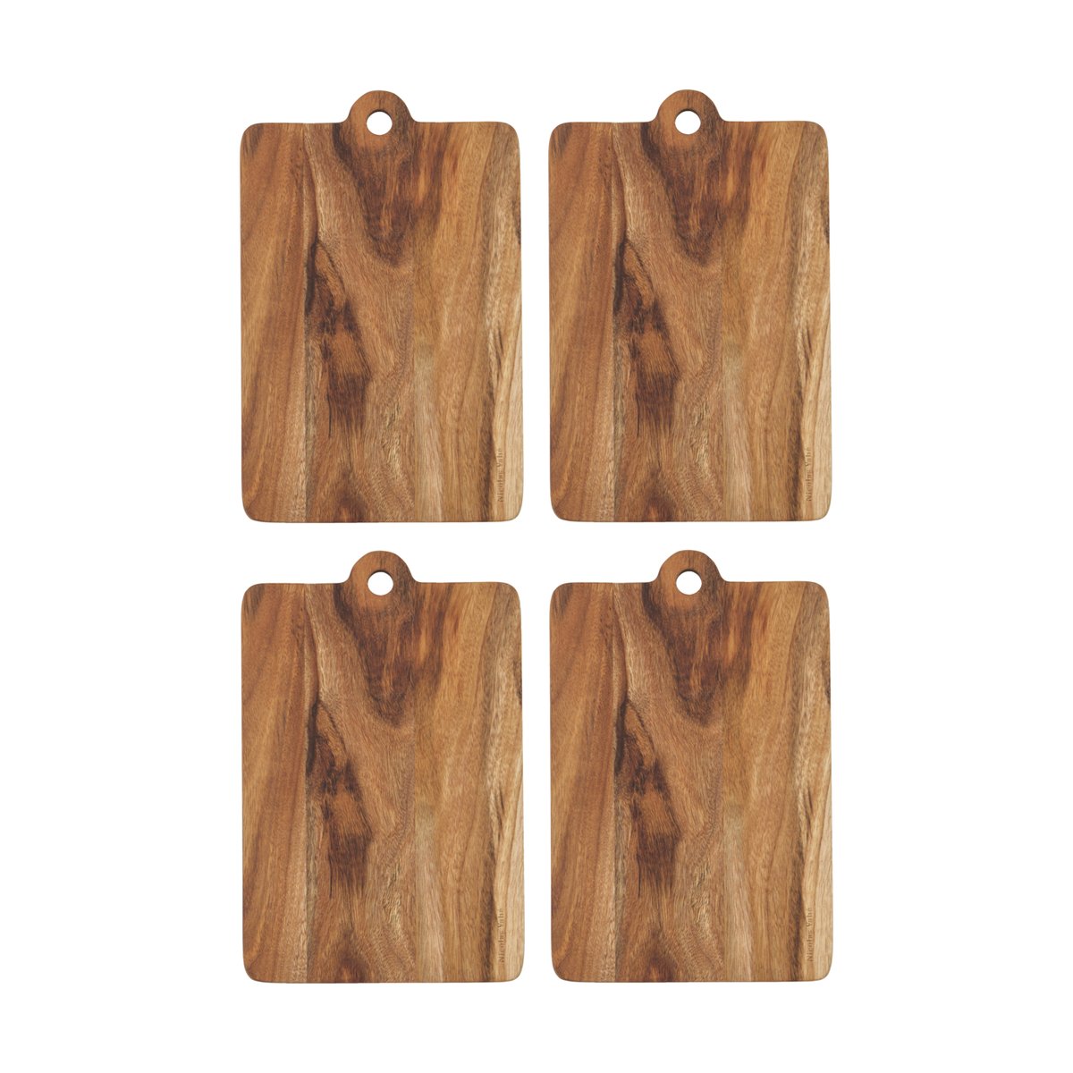 Nicolas Vahé Butter Schneidebretter 4er-Pack Natur