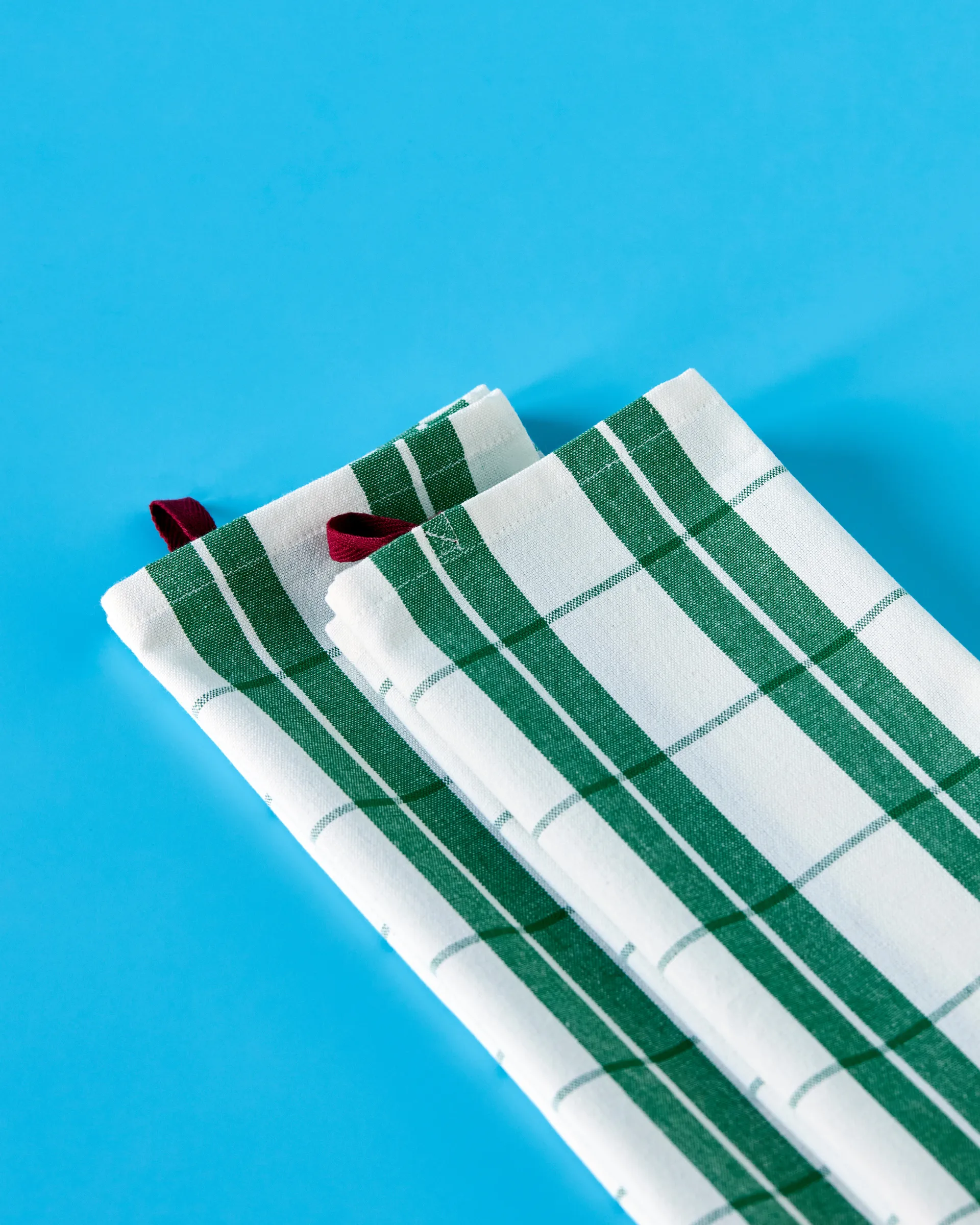 Chef Küchenhandtuch 50x70 cm, Grün-weiß Nicolas Vahé