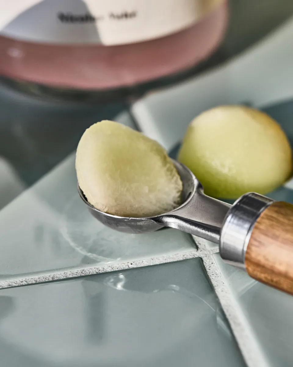 Melon Parisienne-Löffel, Natur Nicolas Vahé