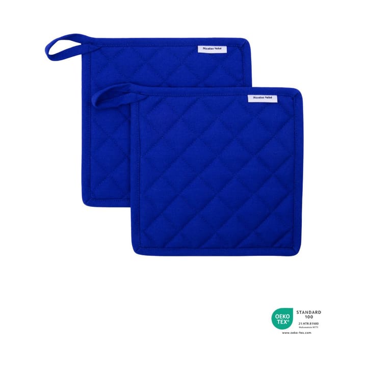 Neat Topflappen 2er-Pack - Blau - Nicolas Vahé