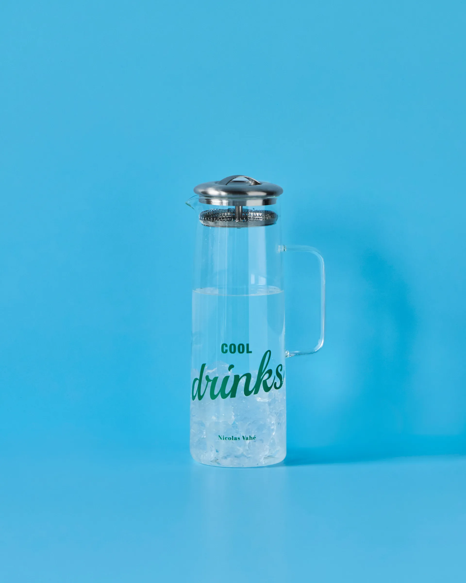 Nicolas Vahé Kanne mit Deckel, Klar-silber Nicolas Vahé