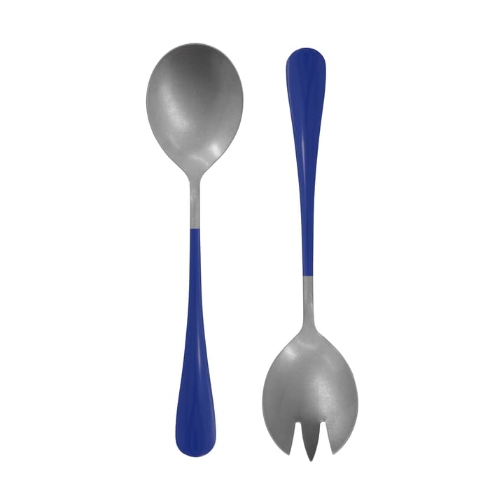 Nicolas Vahé Salatbesteck 2-teilig - Blau - Nicolas Vahé
