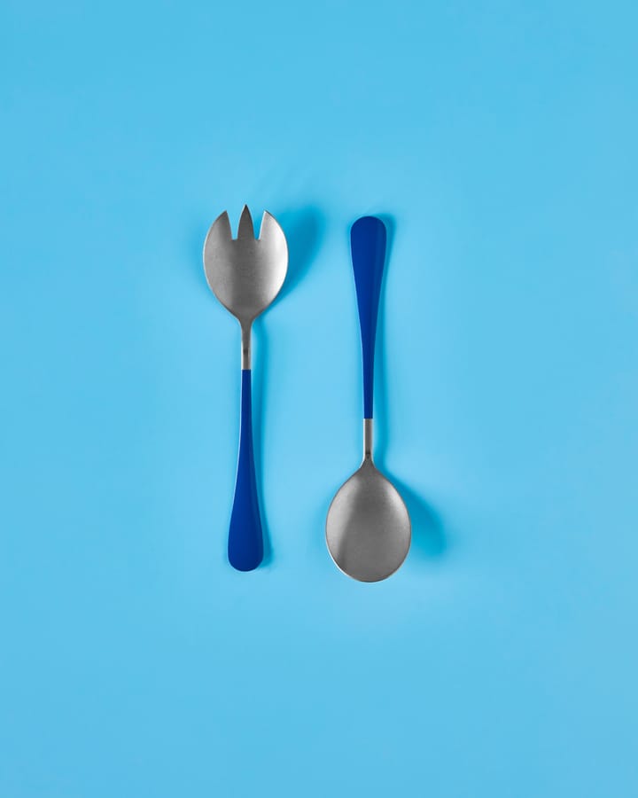 Nicolas Vahé Salatbesteck 2-teilig, Blau Nicolas Vahé