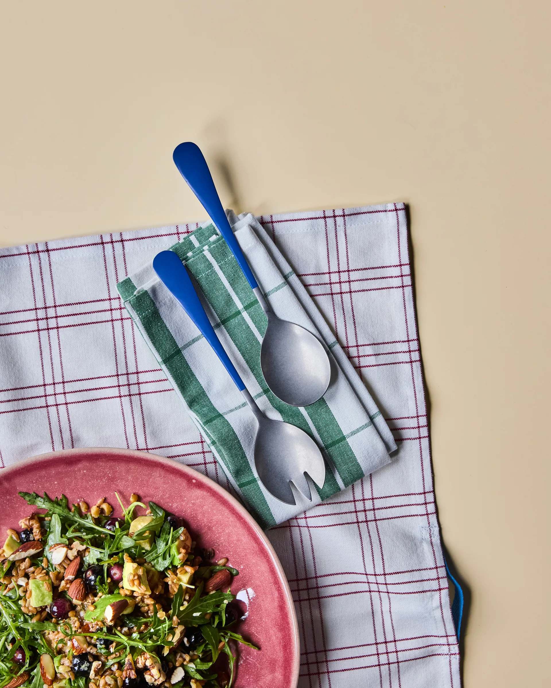 Nicolas Vahé Salatbesteck 2-teilig, Blau Nicolas Vahé