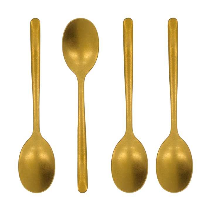 Nicolas Vahé Teelöffel 4-pack - Antik-Goldfinish - Nicolas Vahé