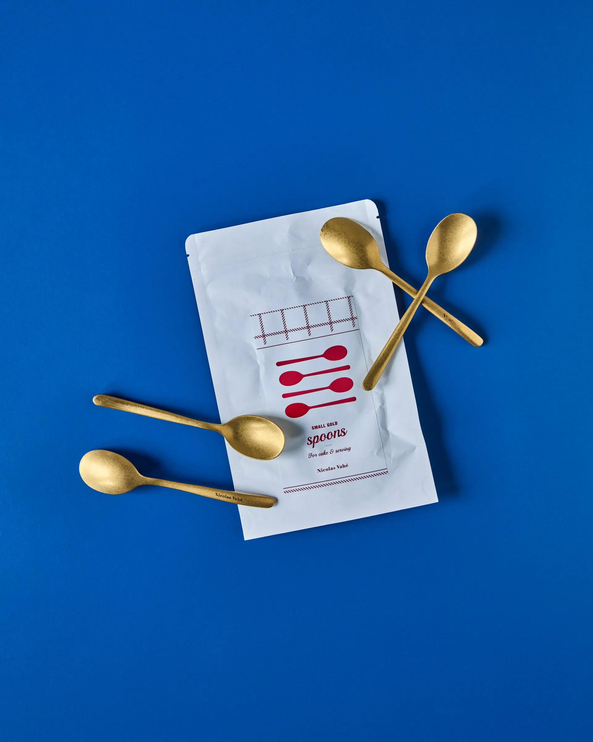 Nicolas Vahé Teelöffel 4-pack, Antik-Goldfinish Nicolas Vahé