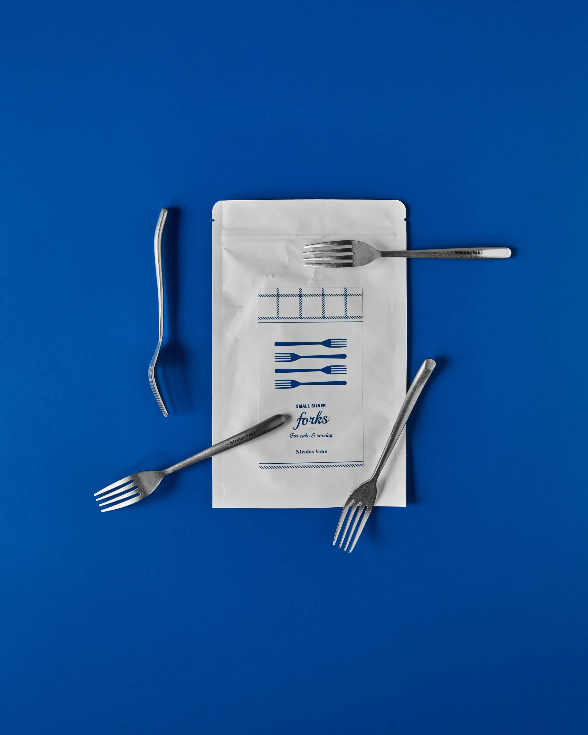 Nicolas Vahé Tortenheber 4-pack, Antik Silberfinish Nicolas Vahé