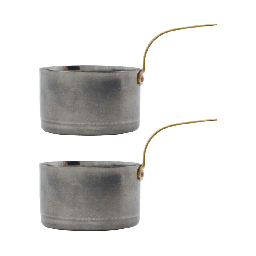 Presentation Mini-Kochtopf Ø10 cm 2er Pack

, Silberfinish Nicolas Vahé