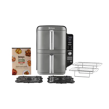 Ninja Air Fryer SL400EU Double Stack XL - 2 Schubladen 9,5 L - Schwarz - Ninja