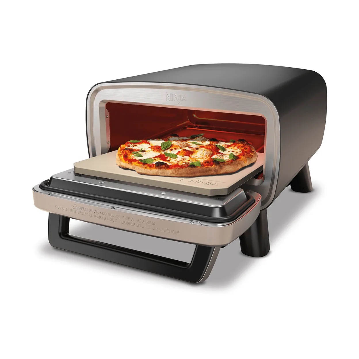 Ninja Artisan Electric Pizzabackofen & Heißluftfritteuse, Black Ninja