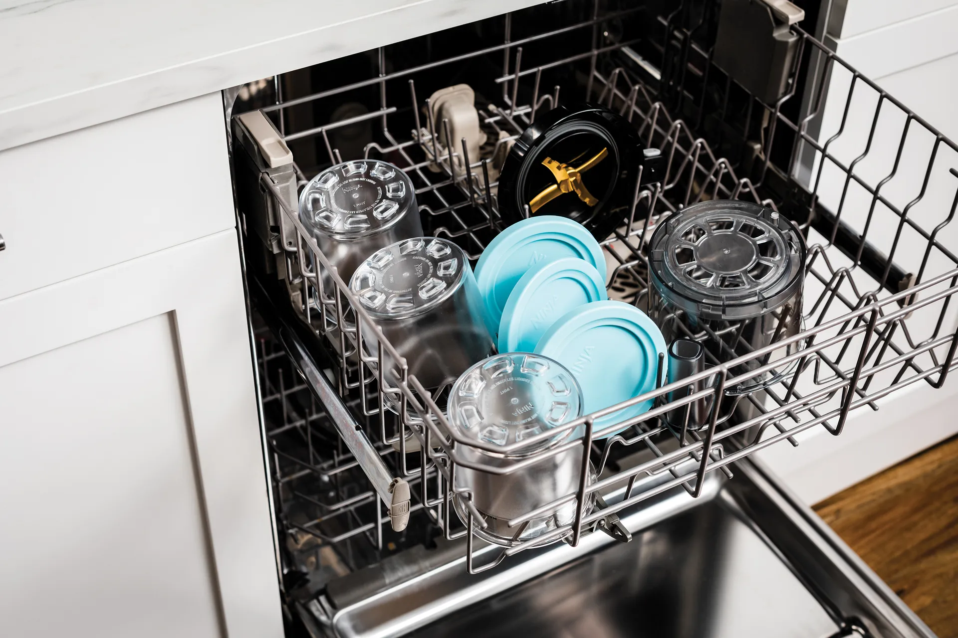 Ninja CREAMi 4-teilig Zusatzbecher 470 ml für NC300EU, Blau/Rosa/Grün/Braun Ninja