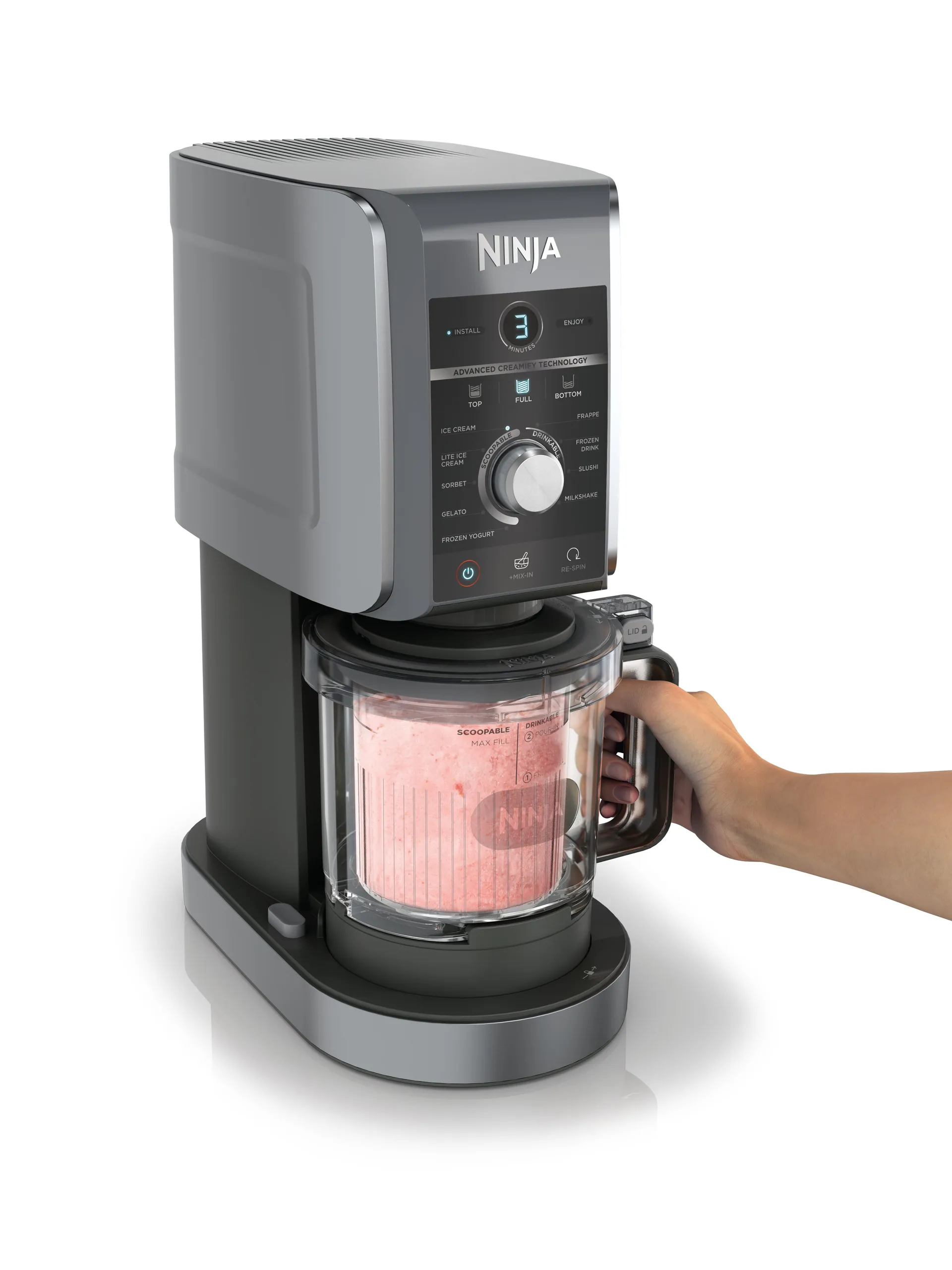 Ninja CREAMi deluxe NC502EU Eis- und Dessertmaschine, Black Ninja