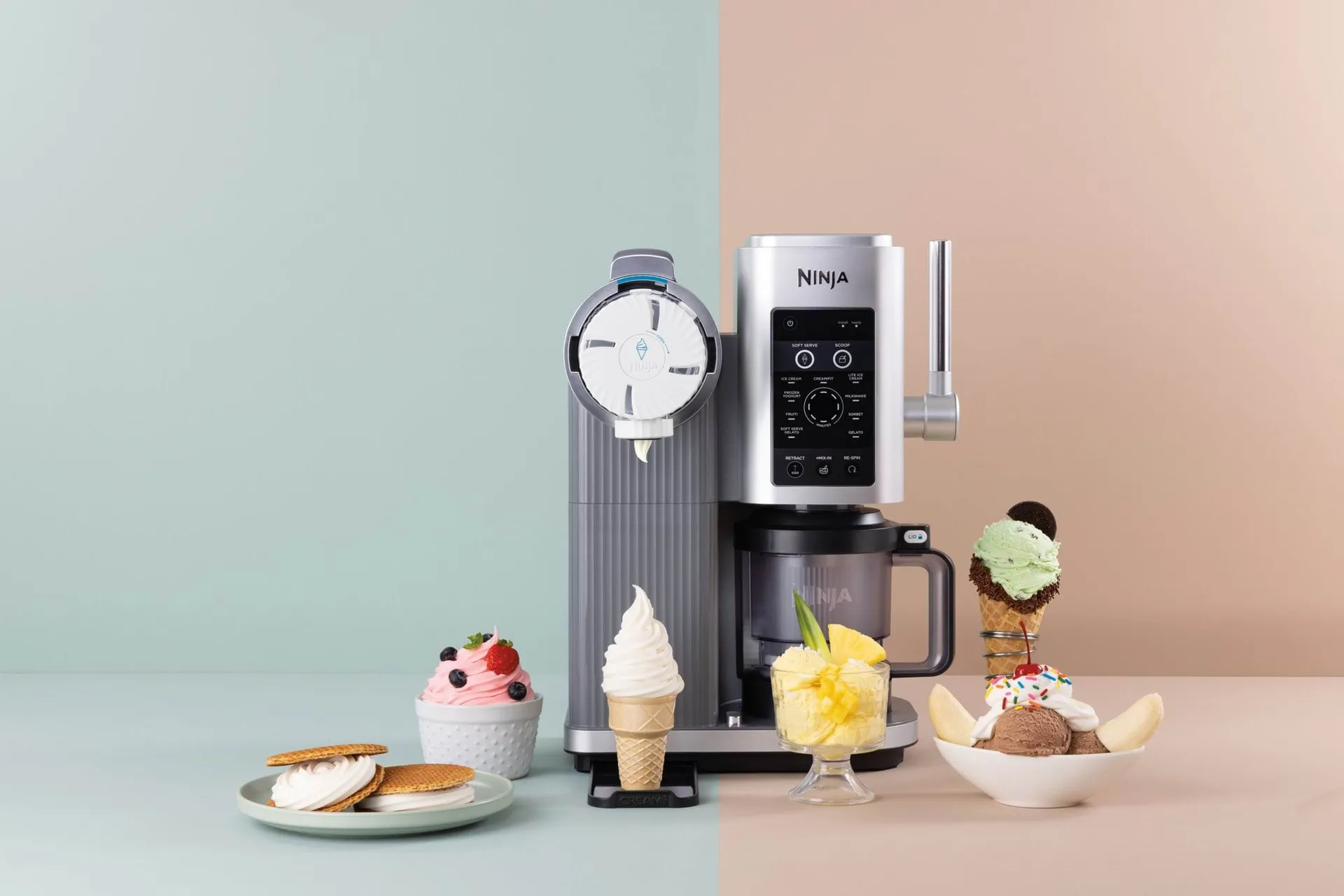 Ninja Creami Swirl Eis- und Dessertmaschine, Black Ninja