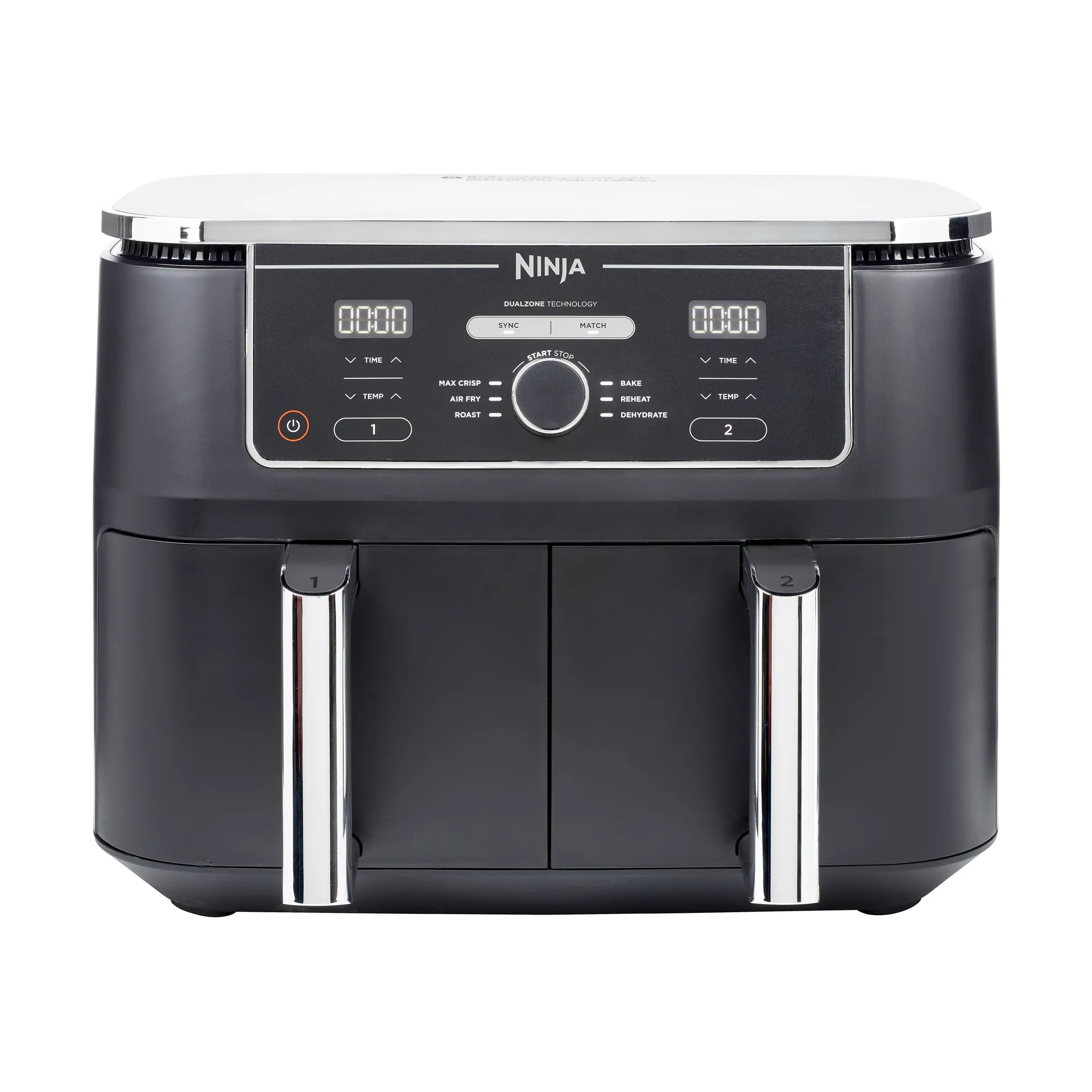 Ninja Foodi AF400 Air Fryer Max Dual Zone 9,5 L, Schwarz Ninja