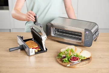 Ninja Foodi Grill- und Paninipresse ST202EU 3-in-1 - Edelstahl - Ninja