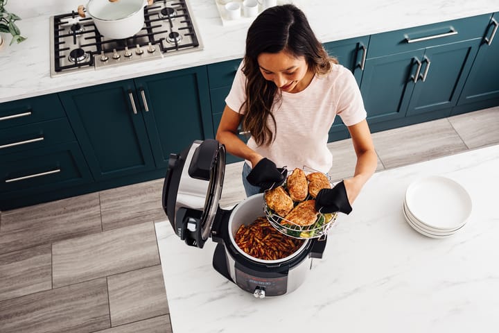 Ninja Foodi OL750 14-in-1 ONE-Lid Multikocher 7,5 L, Edelstahl Ninja