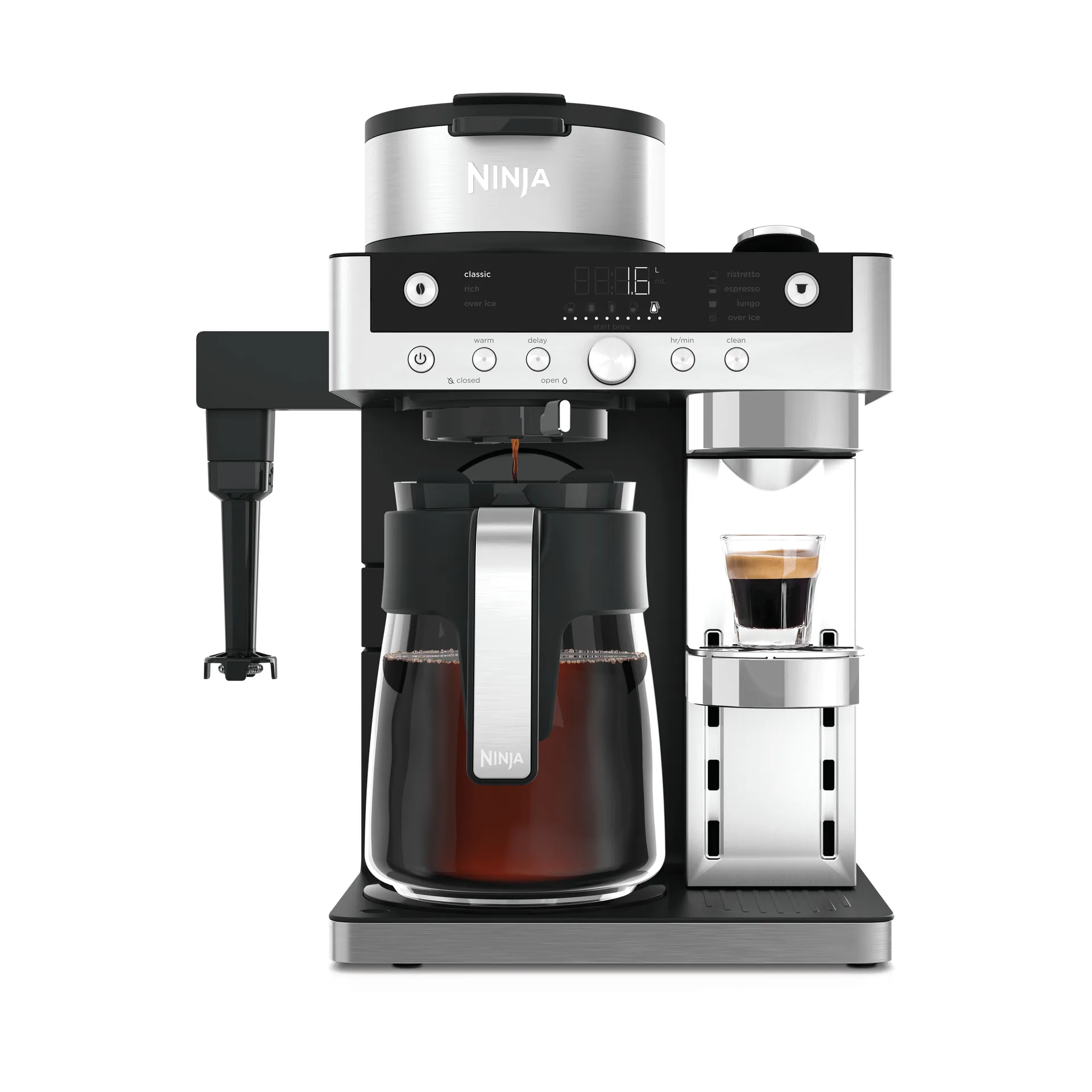 Ninja Prestige Dualbrew automatische Espressomaschine, Black Ninja
