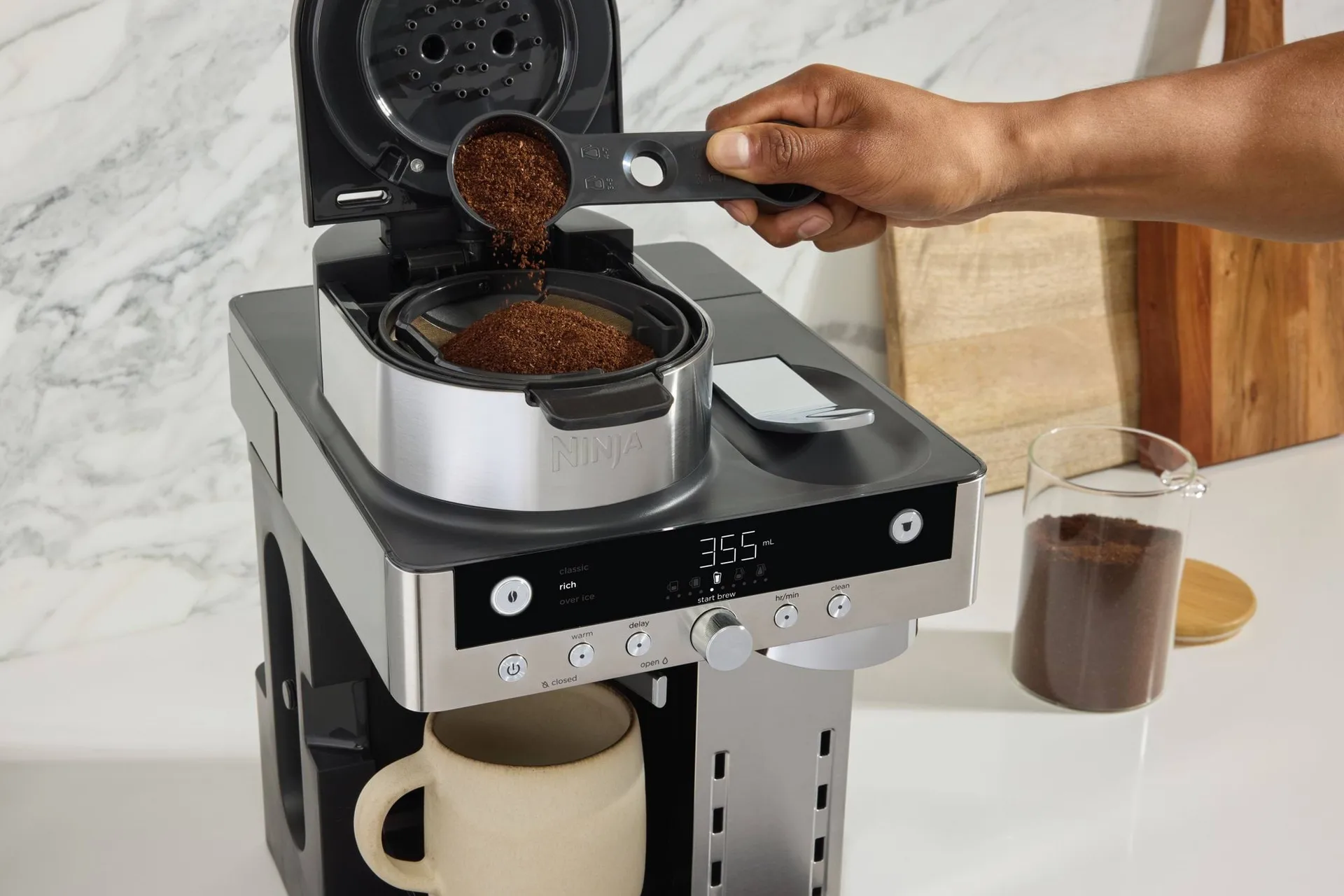 Ninja Prestige Dualbrew automatische Espressomaschine, Black Ninja