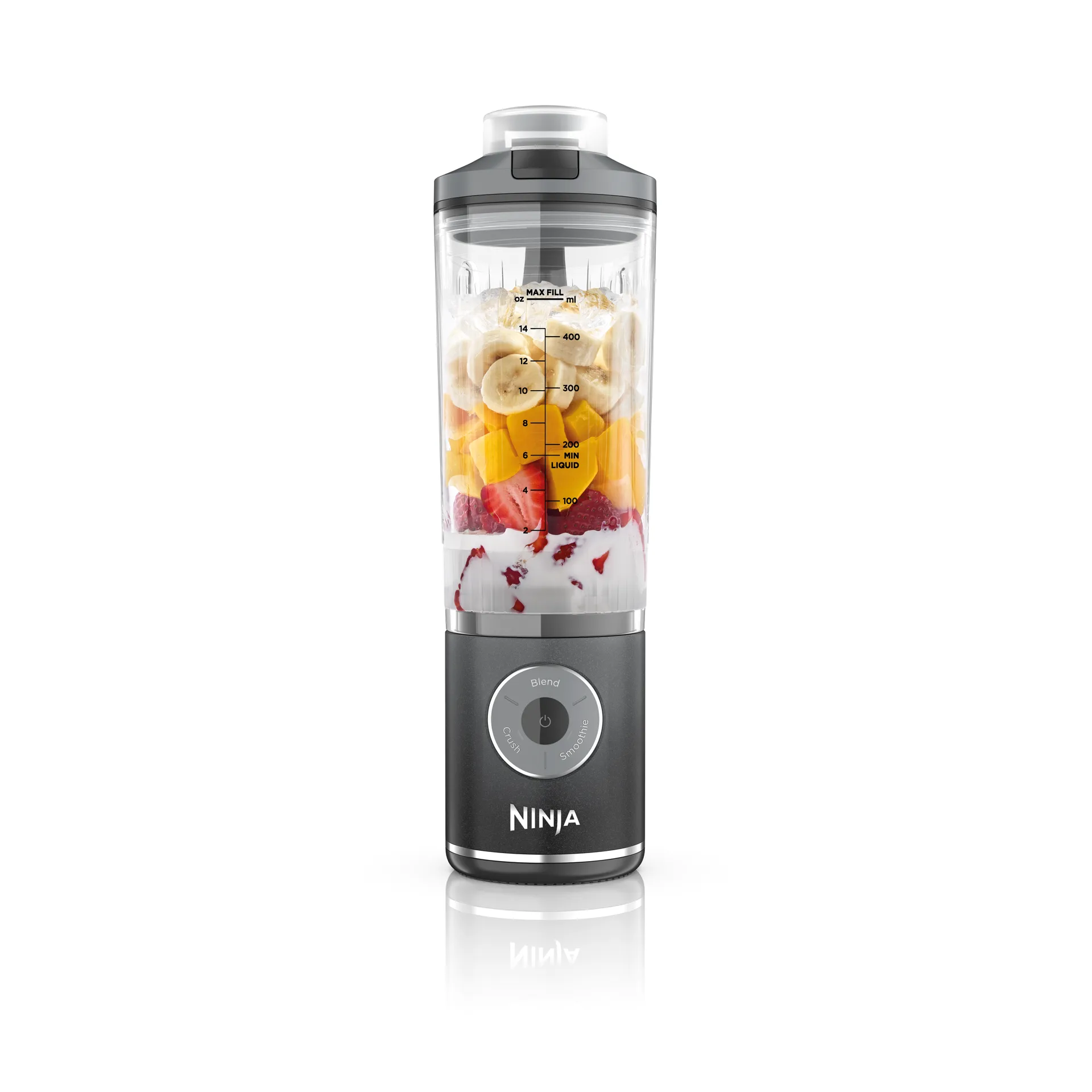 Ninja tragbarer Blender Blast Max, Cool grey Ninja