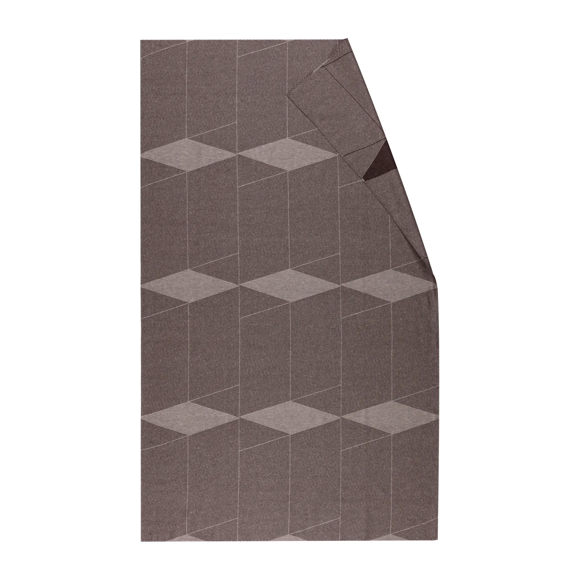 Geometric Tischdecke 147 x 250cm, Braun-weiß NJRD