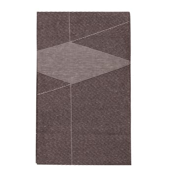 Geometric tischdecke 147 x 250cm - Braun-weiß - NJRD