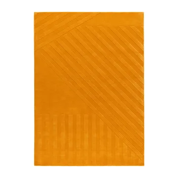 Levels Stripes Wollteppich - Gelb, 200x300 cm - NJRD
