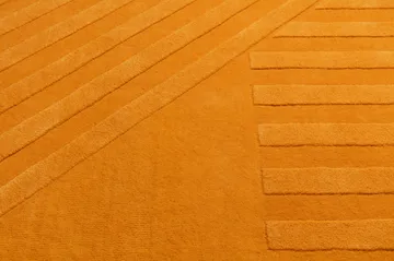 Levels Stripes Wollteppich - Gelb, 200x300 cm - NJRD