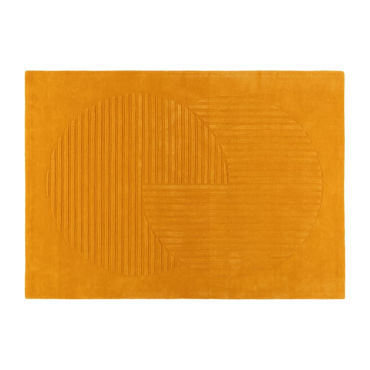 Levels Wollteppich circles gelb - 170 x 240cm - NJRD