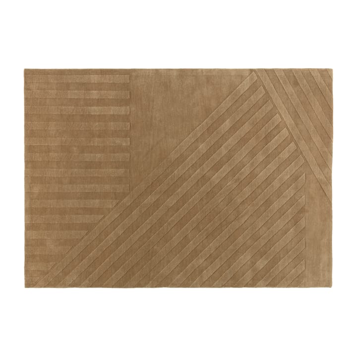 Levels Wollteppich stripes beige - 170 x 240cm - NJRD