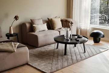 Levels Wollteppich stripes maulwurf - 170 x 240cm - NJRD