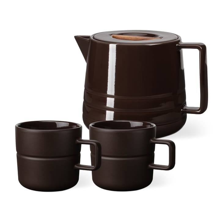 Lines Kaffeeset, Braun - undefined - NJRD