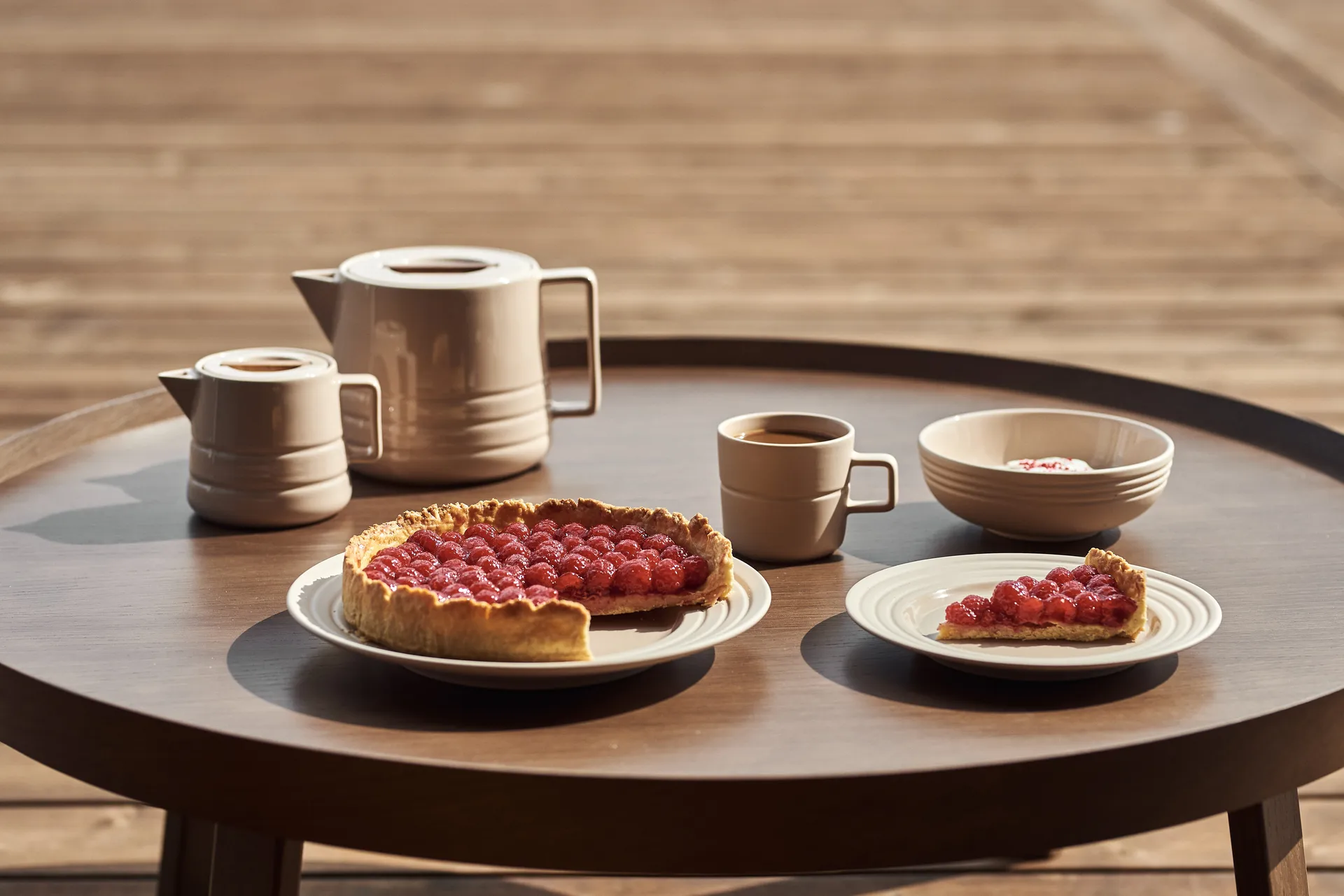 Lines Schale Ø16cm, Beige NJRD