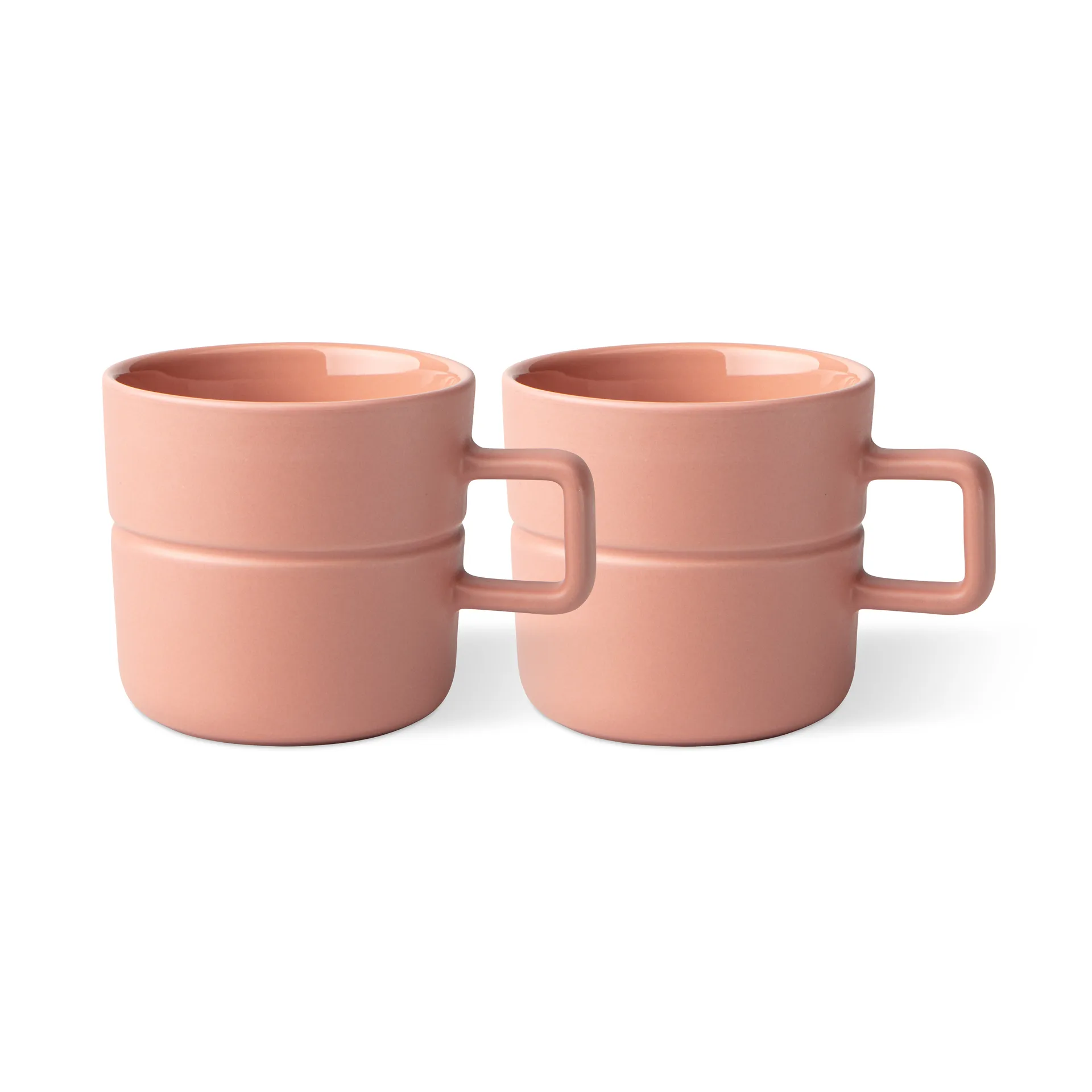 Lines Tasse 30cl 2er Pack, Rosa NJRD