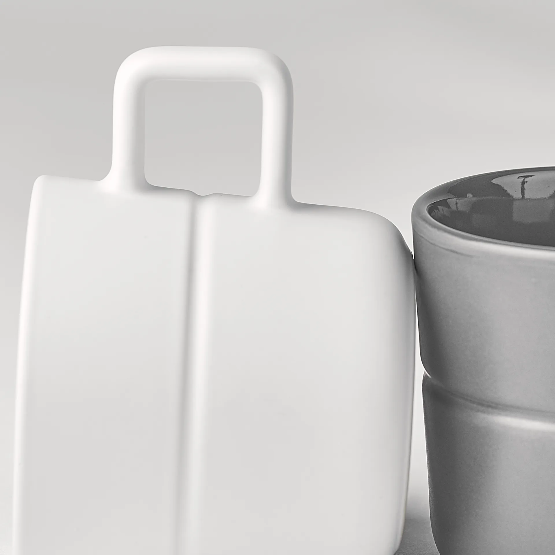 Lines Tasse 30cl 2er Pack, Weiß NJRD