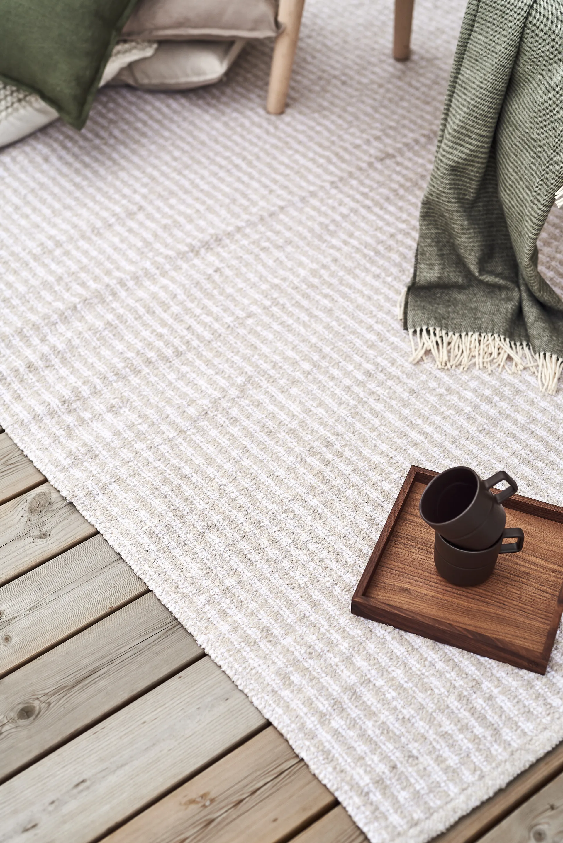 Lines Tasse 50cl 2er Pack, Braun NJRD